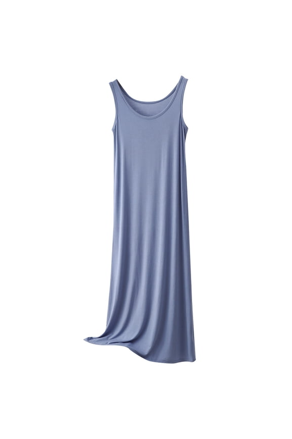 Camisones Para Mujer Womens Satin Nightgown Silk Night Gown Women Pajamas for Women Set Cotton Nightshirt Silk Pajamas for Women Spaghetti Strap Nightgown Blue 2XL