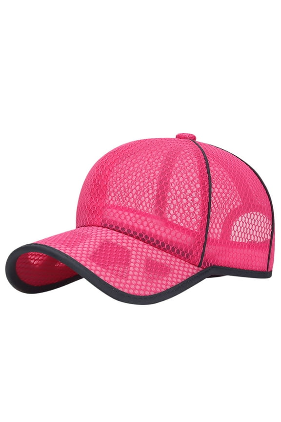Hats for Men Trucker Hat Women Baseball Cap Womens Ball Cap Women's Hats & Caps Baseball Cap for Trucker Men Women Cute Baseball Caps for Women Women Hats Hot Pink One Size