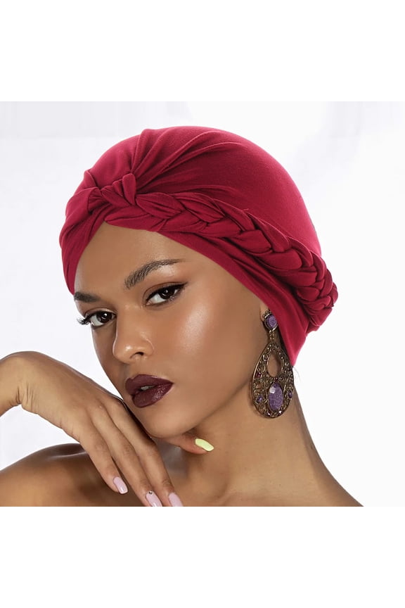 Pre Tied Head Scarf for Women Turbans for Women with Cancer Head Wrap Head Wraps for Women Head Scarves for Chemo Hijab Undercap Hair Turbans for Women B One Size