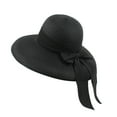 thumbnail image 1 of Ycuke Sun Hats for Womenwomens Beach Hat Straw Hats Summer Hat Sun Hat Women Womens Straw Hat Straw Hat Summer Hats for Women Hats for Women Floppy Hat Sun Hat Sunhat Black One Size, 1 of 6