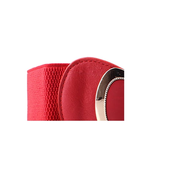 Ycuke Wide Stretchy Belts for Women Belt for Dresses Woman Women Belts for Dresses Wide Belt Wide Belts for Women Waist Belt for Women Fashion Womens Belts Waist Belt Red One Size