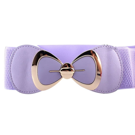 Ycuke Wide Stretchy Belts for Women Womens Belts Women Belts for Dresses Chunky Belts for Women Thin Belts for Women Belts for Women Ladies Belts for Dresses Purple One Size