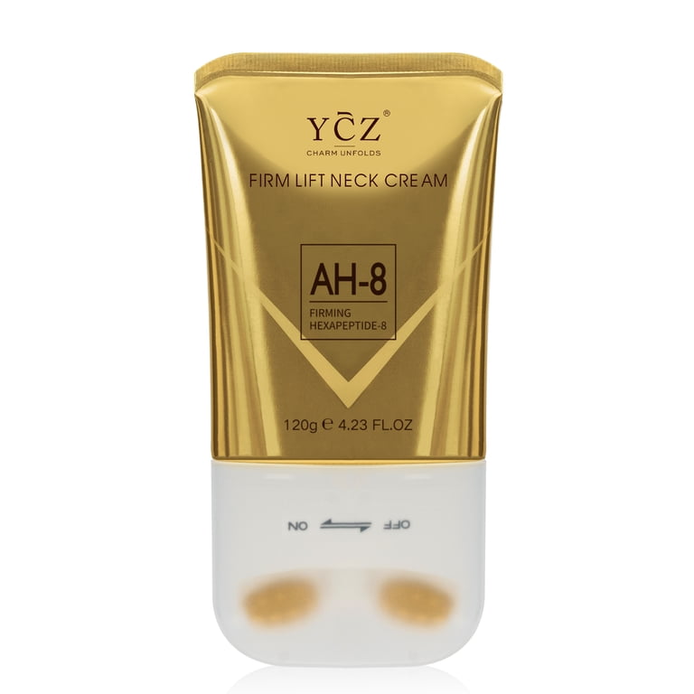 フェイスクリーム my0820 Ycz AH-8 Firming Neck Cream, Anti-Aging Moisturizer, Dual Roller