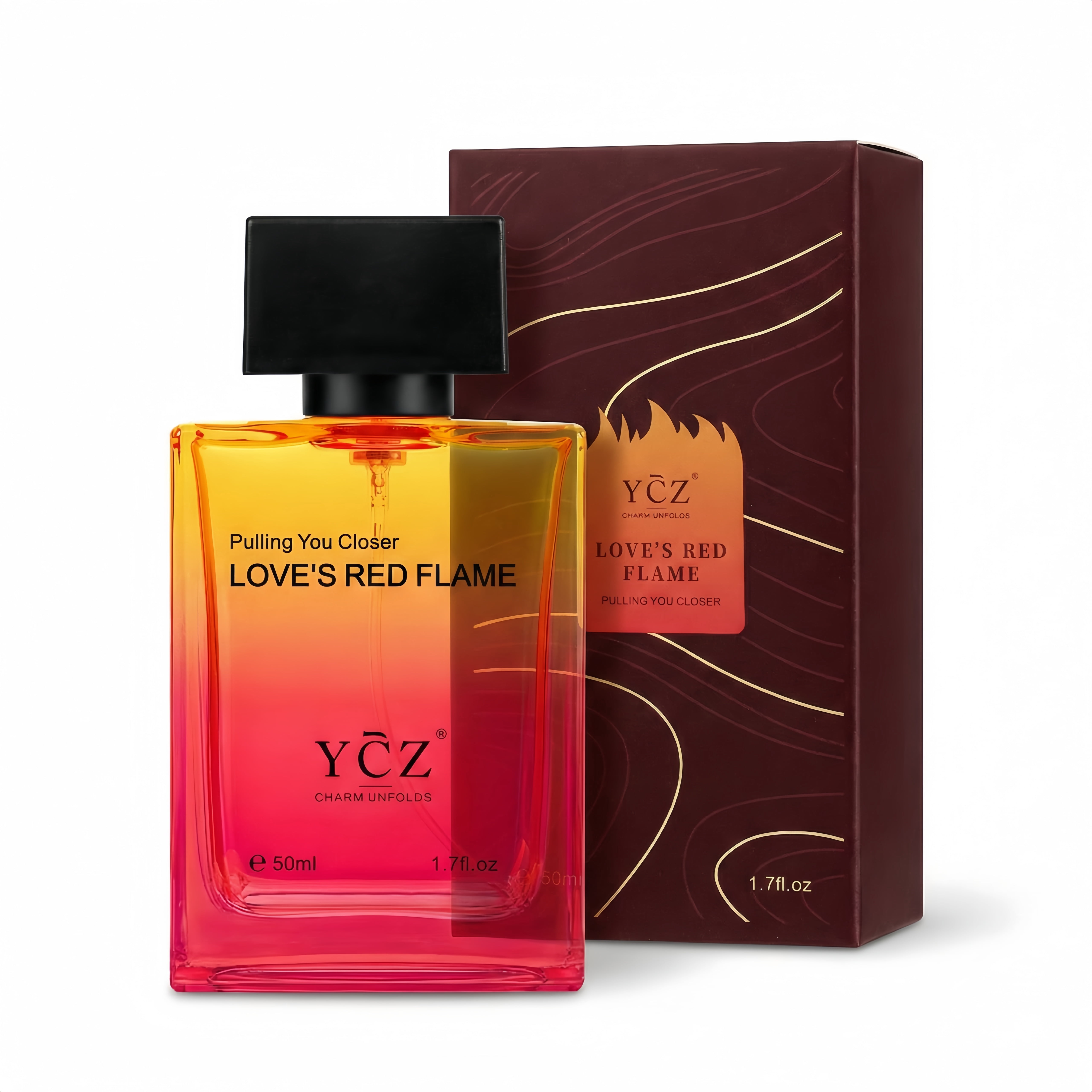 Ycz Love's Red Flame Perfume Men, Passionate Love Perfume 50 ml