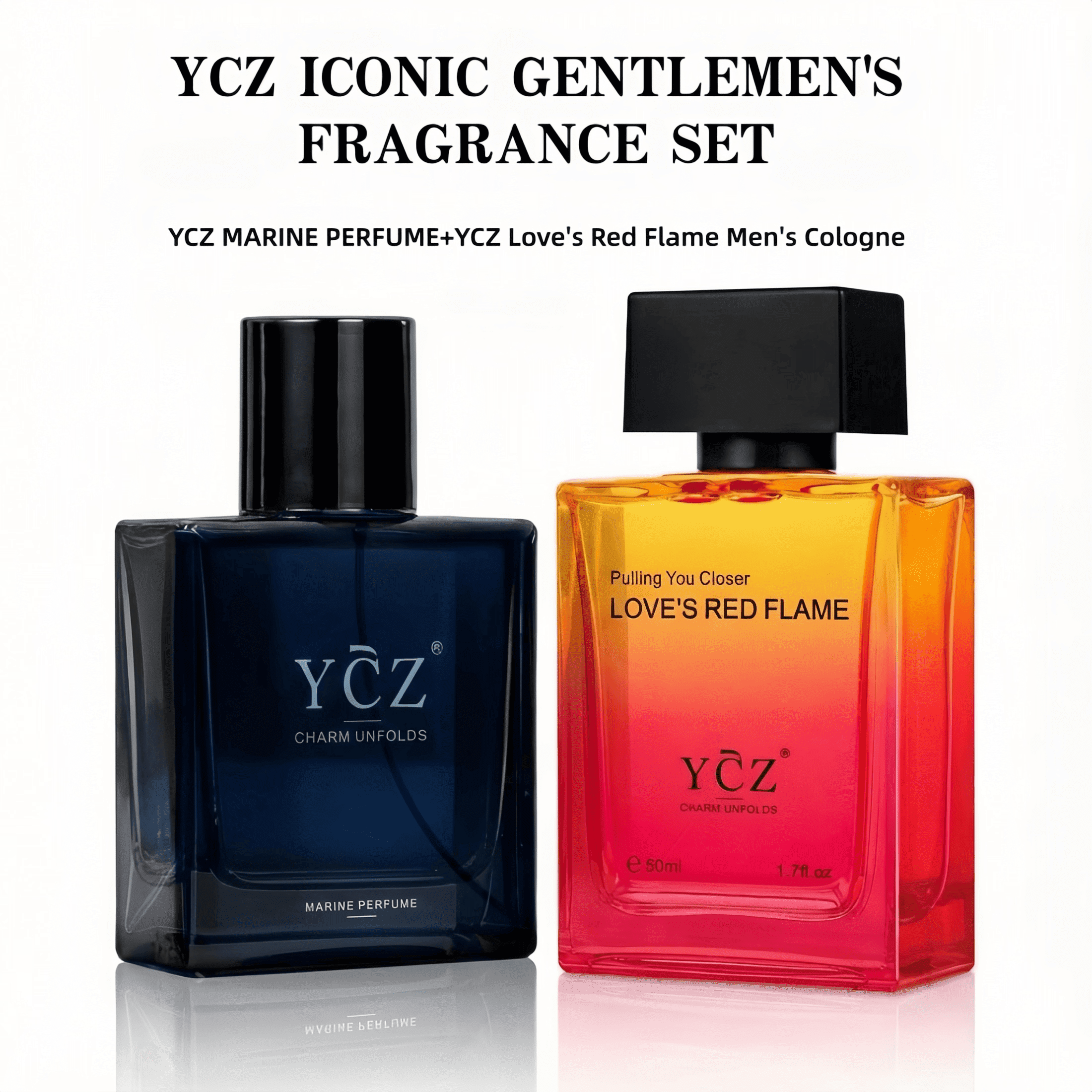 Ycz MEN'S Luxury Scent Collection: LOVE'S RED FLAME Perfume
