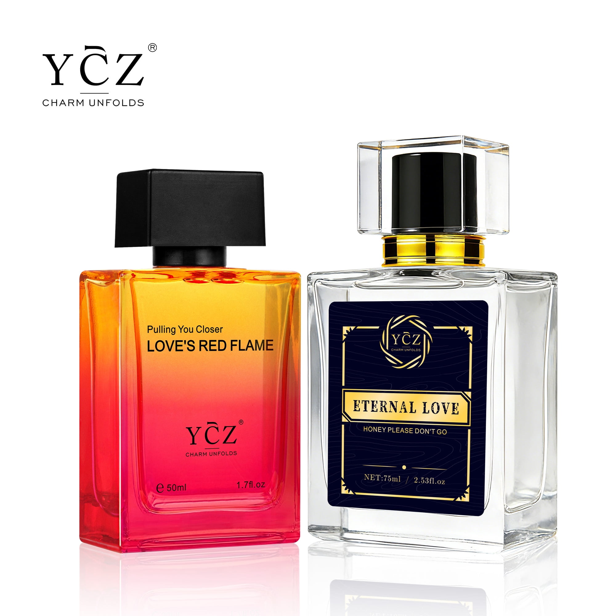 Ycz Men‚Äôs Perfume Gift Set - Carnival Eternal Love & LOVE'S RED