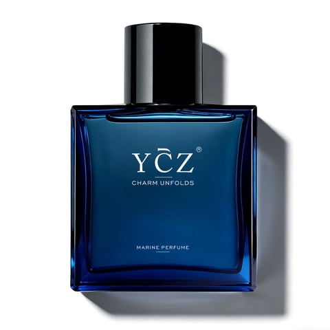 Ycz Charm Unfolds Marine Perfume for Men, 1.7 oz. Long Lasting Eau De Parfum Cologne for Men, Oriental Woody Fragrance - Ideal Special Occasions, Making it the Ideal Gentlemen’s Gift