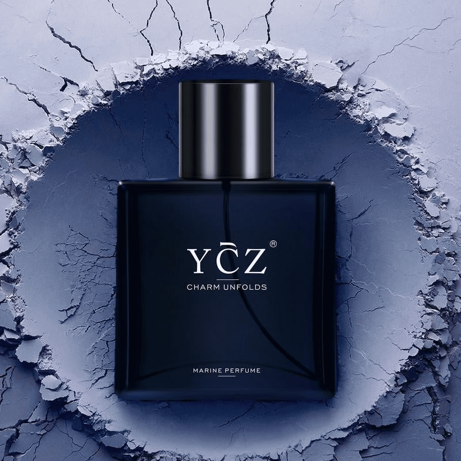 Ycz Charm Unfolds Marine Perfume for Men, 1.7 oz. Long Lasting Eau