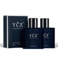 thumbnail image 1 of YCZ Charm Unfolds Men's Cologne (2-Pack), Marine & Oriental Woody Fragrance, Long Lasting Eau De Parfum Gift Set, 2 x 1.7 oz (Total 3.4 oz), 1 of 9