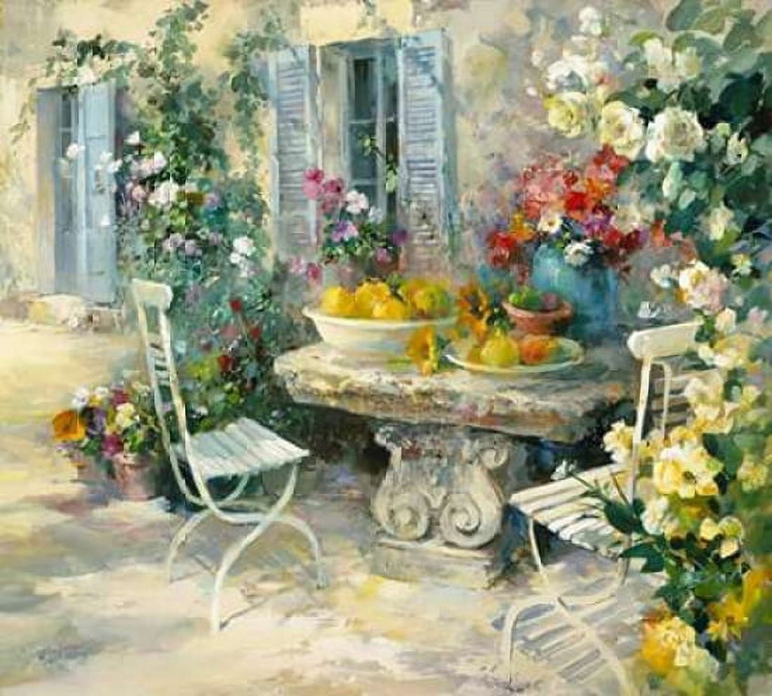 Ydillic garden Canvas Art - Willem Haenraets (24 x 24)