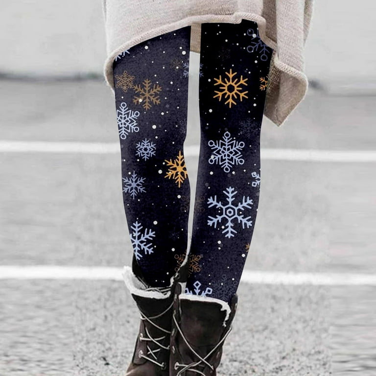 Brushed Soft Navy Unicorn Leggings L/Xl