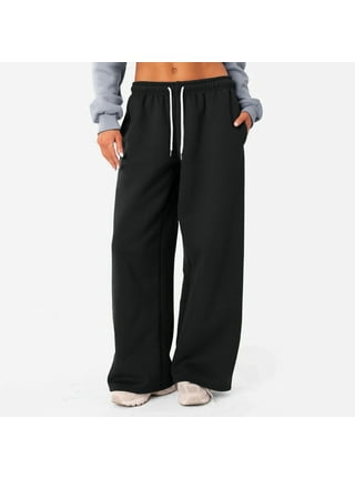 gakvbuo Sweatpants For Women Cargo Pants Drawstring Baggy Cinch Bottom  Sweatpants Pockets High Waist Sporty Gym Athletic Fit Jogger Pants Lounge