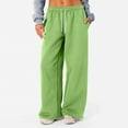 thumbnail image 1 of Ydkzymd Women's Sweatpants High Waist with Pockets Women Pants Casual Loose Fit for Workout Lounge Elasitc Drawstring Trousers Athletic Baggy Pants Green M, 1 of 7