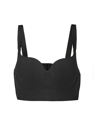 Backless Bra for Big Busted Women Women's Comfortable and Sexy Summer  Strapless Non Slip Gathering and No Steel, Black, Small : :  Clothing, Shoes & Accessories