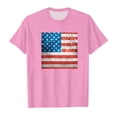 thumbnail image 1 of Mrzhqd 4Th Of July Shirts For Boys Girls Summer Toddler Independence Day Short Sleeve Prints T Shirt Tops Clothes Pink 10-11 Years, 1 of 4