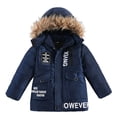 thumbnail image 1 of Bysome Boys Hoodie Coat Winter Fashion Long Sleeve Warm Thicken Jacket Fall Winter Outdoor Kids Clothes Size 2-3 Years, 1 of 8