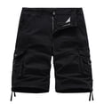 thumbnail image 1 of Ydojg Cargo Pants Men Cargo Short Casual Cotton Shorts Work Short For Outdoor Short Black, 1 of 2
