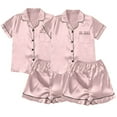 thumbnail image 1 of Ydojg Cute Pajamas Set For Women Sleepwear Plus Size Pajamas Casual Pajamas Lace Suspenders Shorts Home Wear Pink 3Xl, 1 of 4