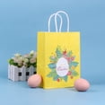 thumbnail image 1 of Ydojg Easter Cute Bunny Holiday Party Gift Packaging Portable Gift Bag Color Kraft Paper Tote Bag Easter Gift For Boys Girls, 1 of 6