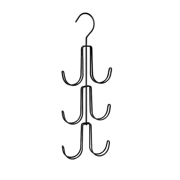 Ydojg Household Wardrobe Multifunctional Bag Hook Rack Hat Tie Silk Scarf Belt Porch Storage Hanging Wrapping Rack Home Storage Decoration Organizer