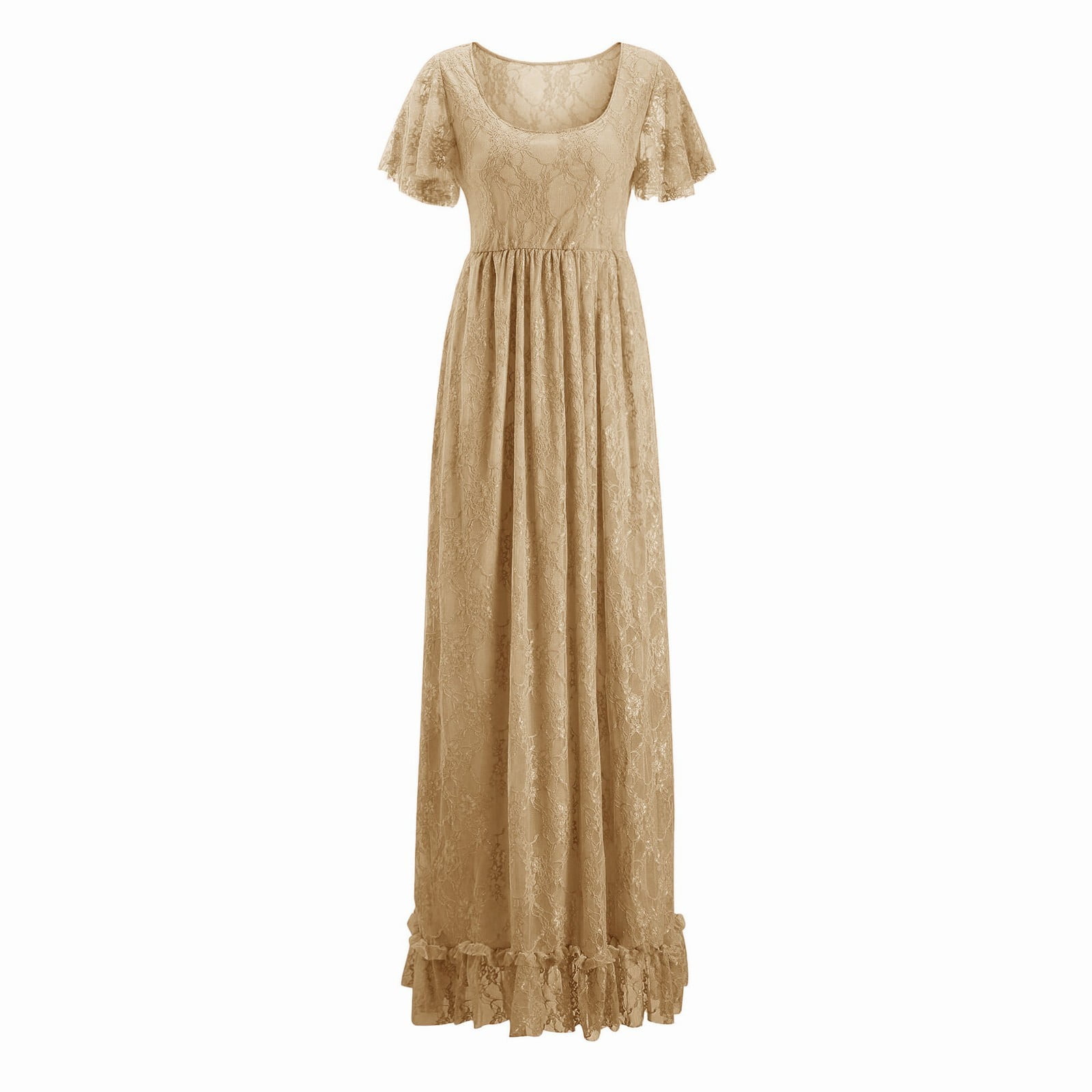 brown lace maternity dress Lace Maternity Dress Medium / Sand
