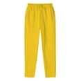 thumbnail image 1 of Ydojg Mens Hop Pants Casual Solid Color Lace Up Workout Pants With Pocket Yellow Xl, 1 of 5