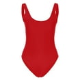 thumbnail image 1 of Mrzhqd One Piece Bathing Suit for Women Retro Solid Color Square Neck Straps Swimsuits Summer Plus Size Ruffle Shapewear Tummy Control Beach Swimwear Red L, 1 of 7