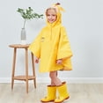 thumbnail image 1 of Ydojg Raincoat For Girls Boys Toddler Rain Suit Baby Rain Suit Kids Rain Suits With Hood Coverall 1Pc Rain Suit For Kids For M, 1 of 4