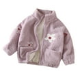 Ydojg Toddler Boys Girls Jacket Coat Kids Autumn Winter Long Sleeve