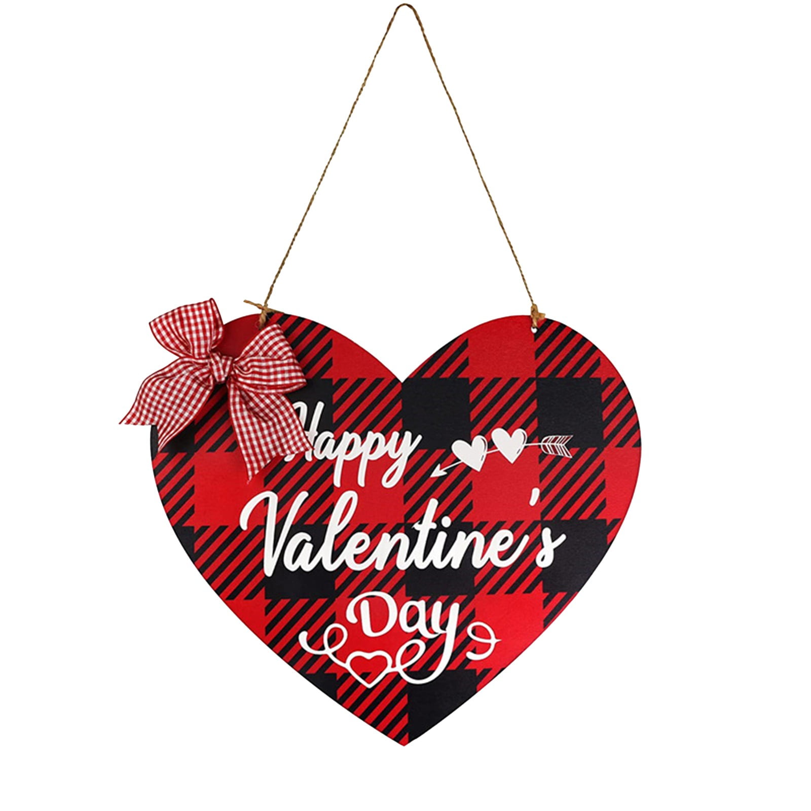 Ydojg Valentine'S Day Signs Wooden Printed Valentine'S Day Home Decorations Wall Indoor Wooden