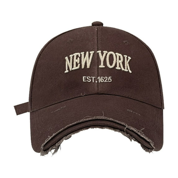Mrzhqd Vintage Furred Ribbed Baseball Cap Street Style Couple Cap Brown
