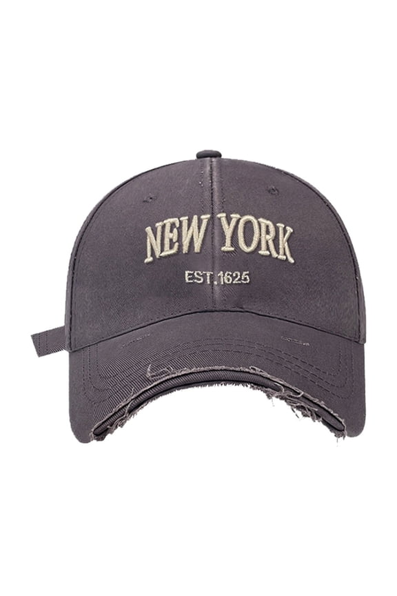 Vintage Furred Ribbed Baseball Cap Street Style Couple Cap Grey