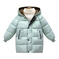 thumbnail image 1 of Ydojg Winter Coats For Children'S Down Jacket Children'S Hooded Padded Jacket Medium Long Padded Jacket For Boys And Girls For 4-5 Years, 1 of 3