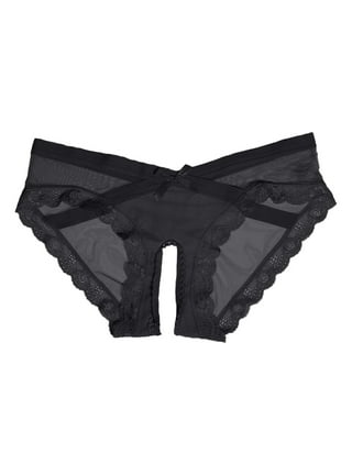 GORHGORH Women's Lingerie Underwear Open Butt Back Briefs Panties