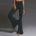 thumbnail image 1 of Ydojg Yoga Pants For Women High Waist Wide Leg Palazzo Bell Bottom Yoga Pants Flare Pants Trousers S, 1 of 9