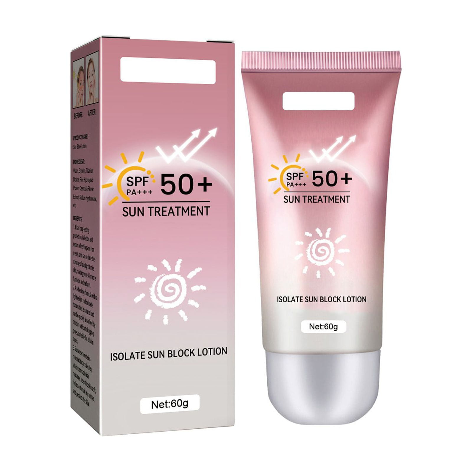 YdsLLLe FaceBody Sunscreen with Zinc Oxide Sunscreen Spf 50 Prime Day