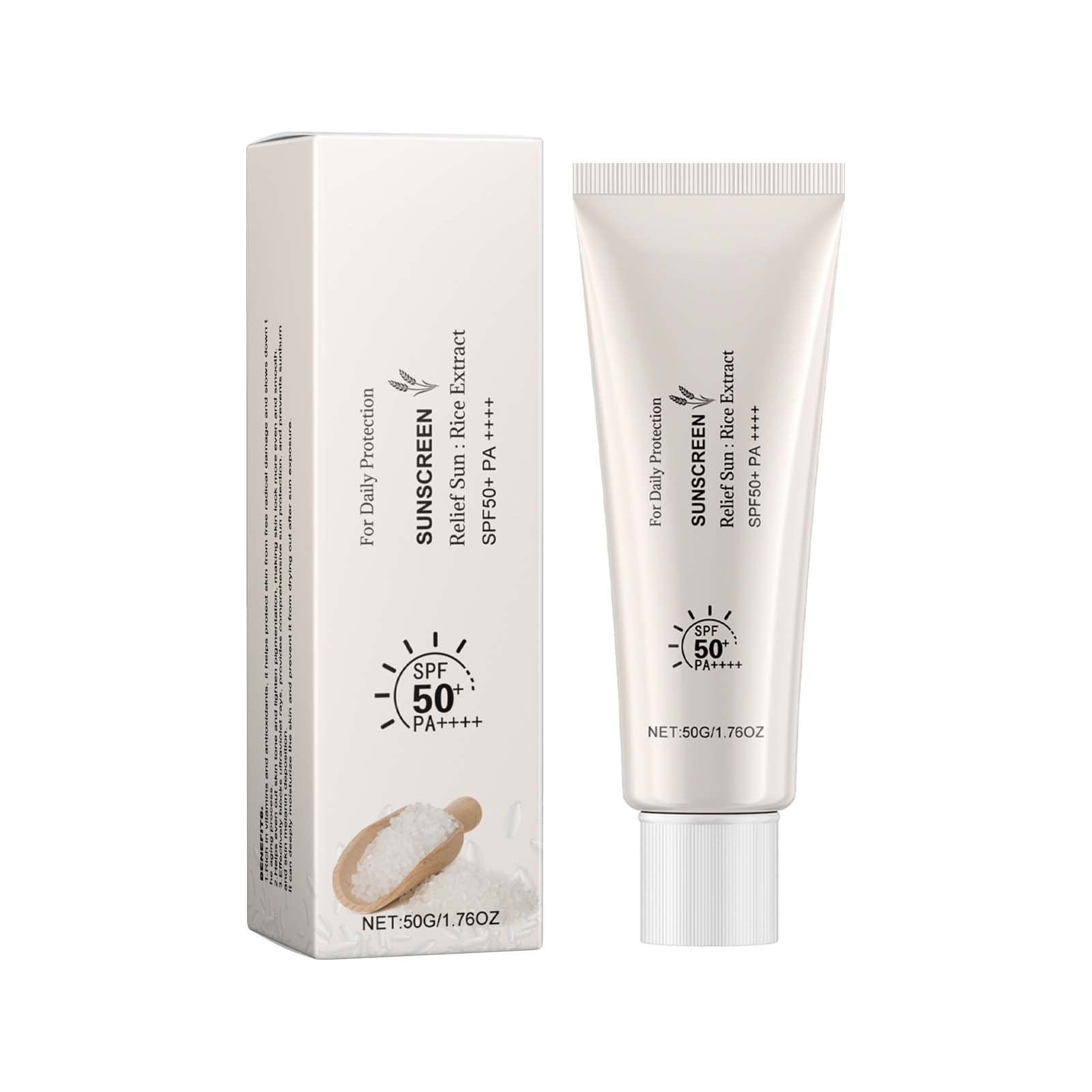 YdsLLLe FaceBody Sunscreen with Zinc Oxide Sunscreen Spf 50 Prime Day