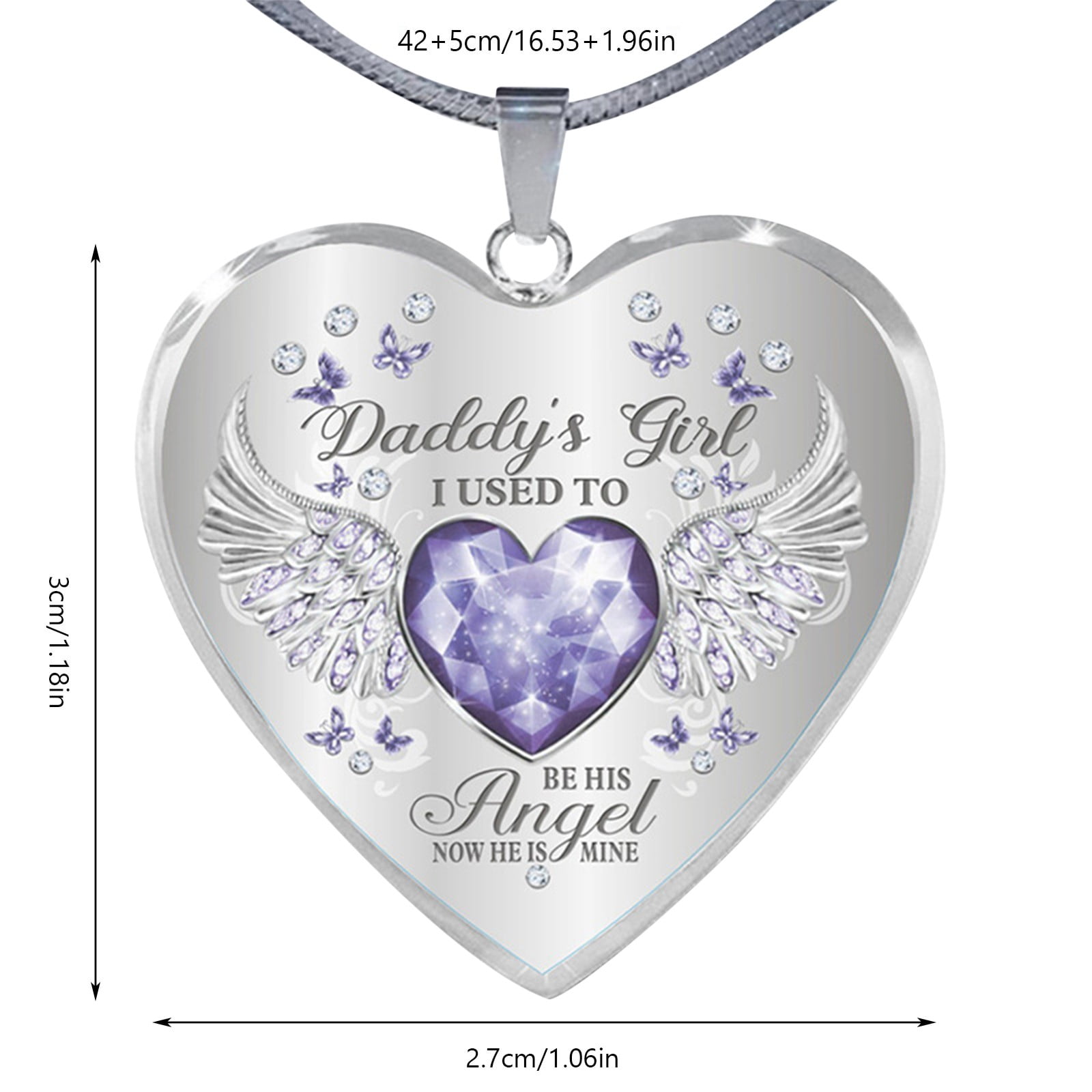 YdsLLLe NecklacesPendants Clearance Prime Day 2024 Daddy' Angelss Dad