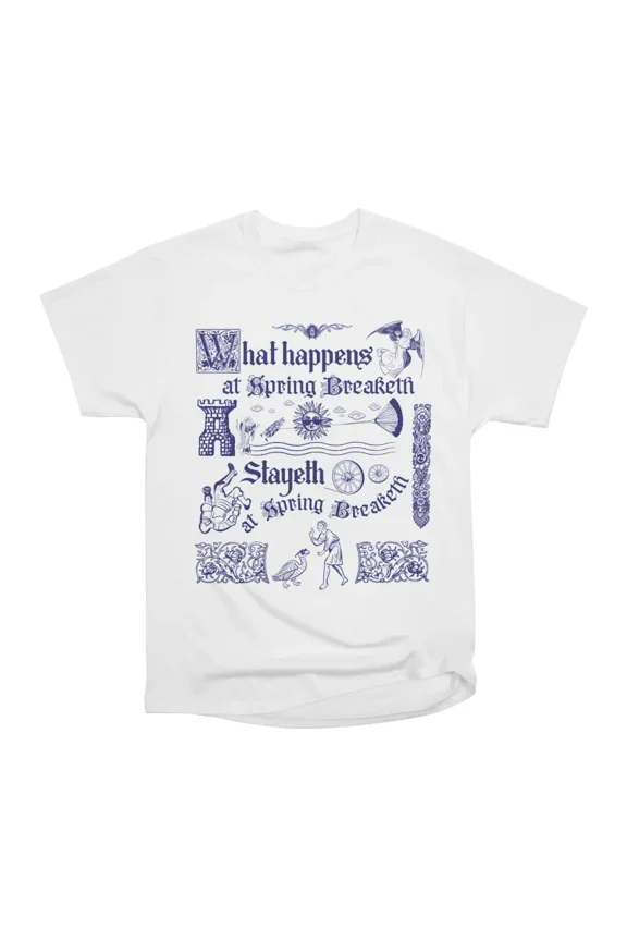 Ye Olde Spring Break T-Shirt Tee Gift For Him Merch For Her Apparel For Friend