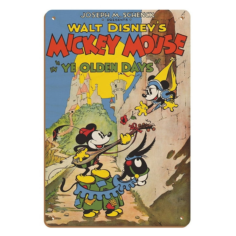 Ye Olden Days - Starring Mickey Mouse Minnie Mouse - Vintage Film