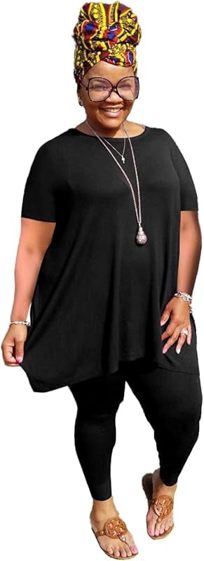 YeGine Women's Plus Size Two Piece Sweatsuit Set - Long Sleeve Zipper Hoodie & Joggers With Pockets, Brown 3XL