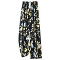 thumbnail image 1 of YeJammarp Cotton Pj Pants Womens Wide Leg Funny Graphic Capri Pajama Pants Lounge Sleep Causal Bottoms Cropped Trousers (One Size, Yellow 01), 1 of 2