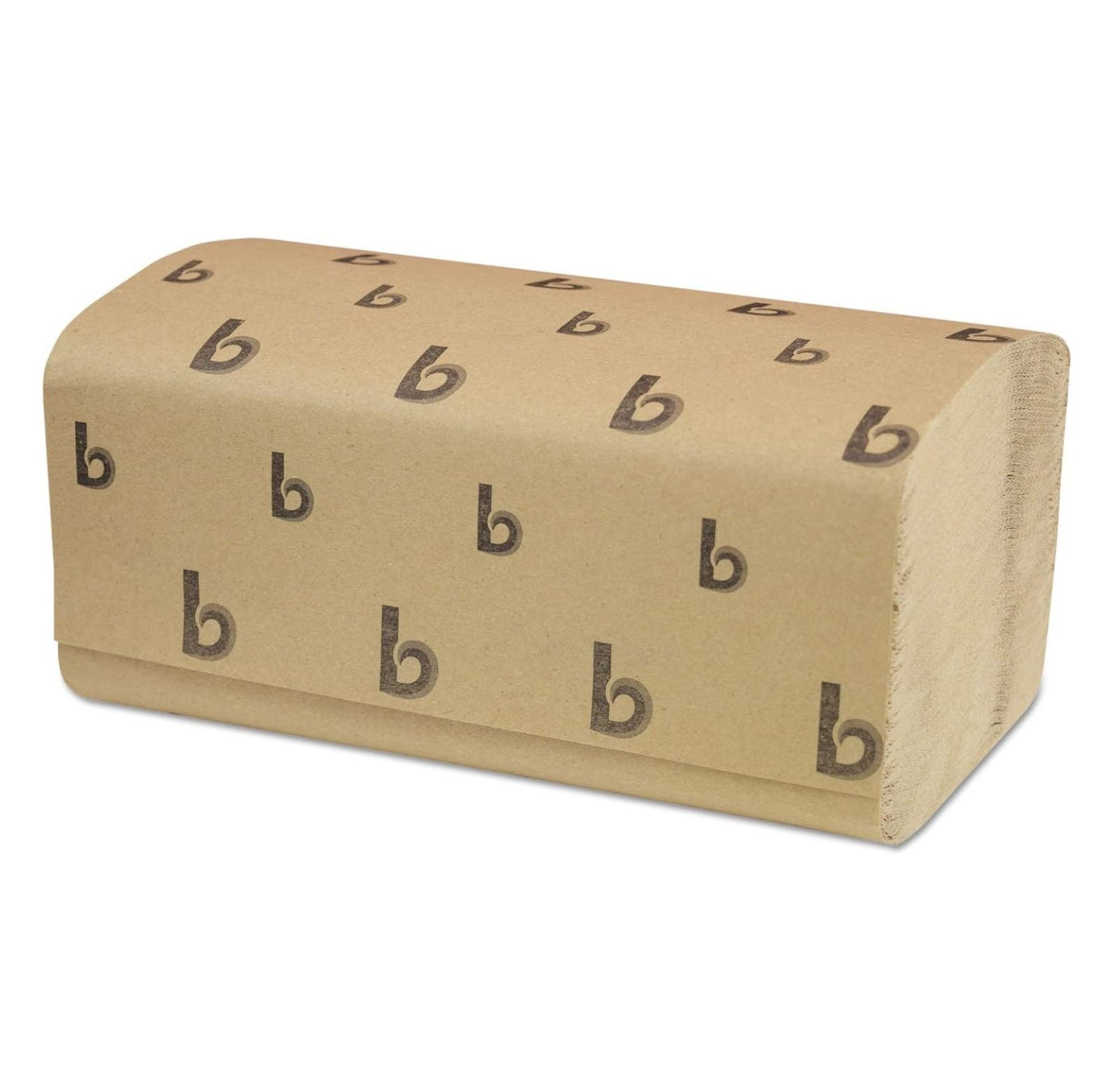 YeSayH B6210 9 in. x 9-9/20 in. Singlefold Paper Towels - Natural (16/Carton)