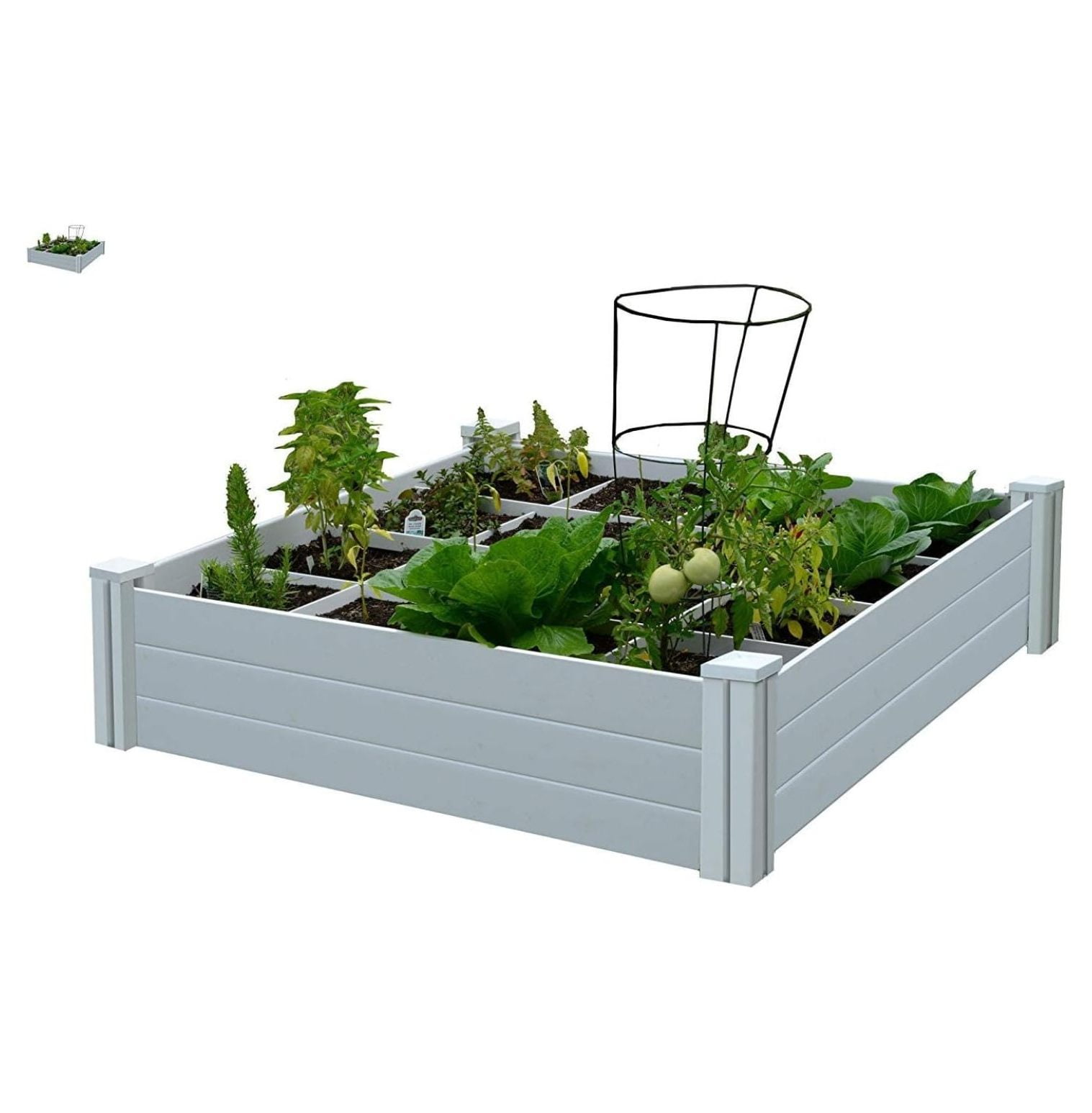 YeSayH Gardens 4x4 Garden Bed with Grow Grid, Packaging may vary