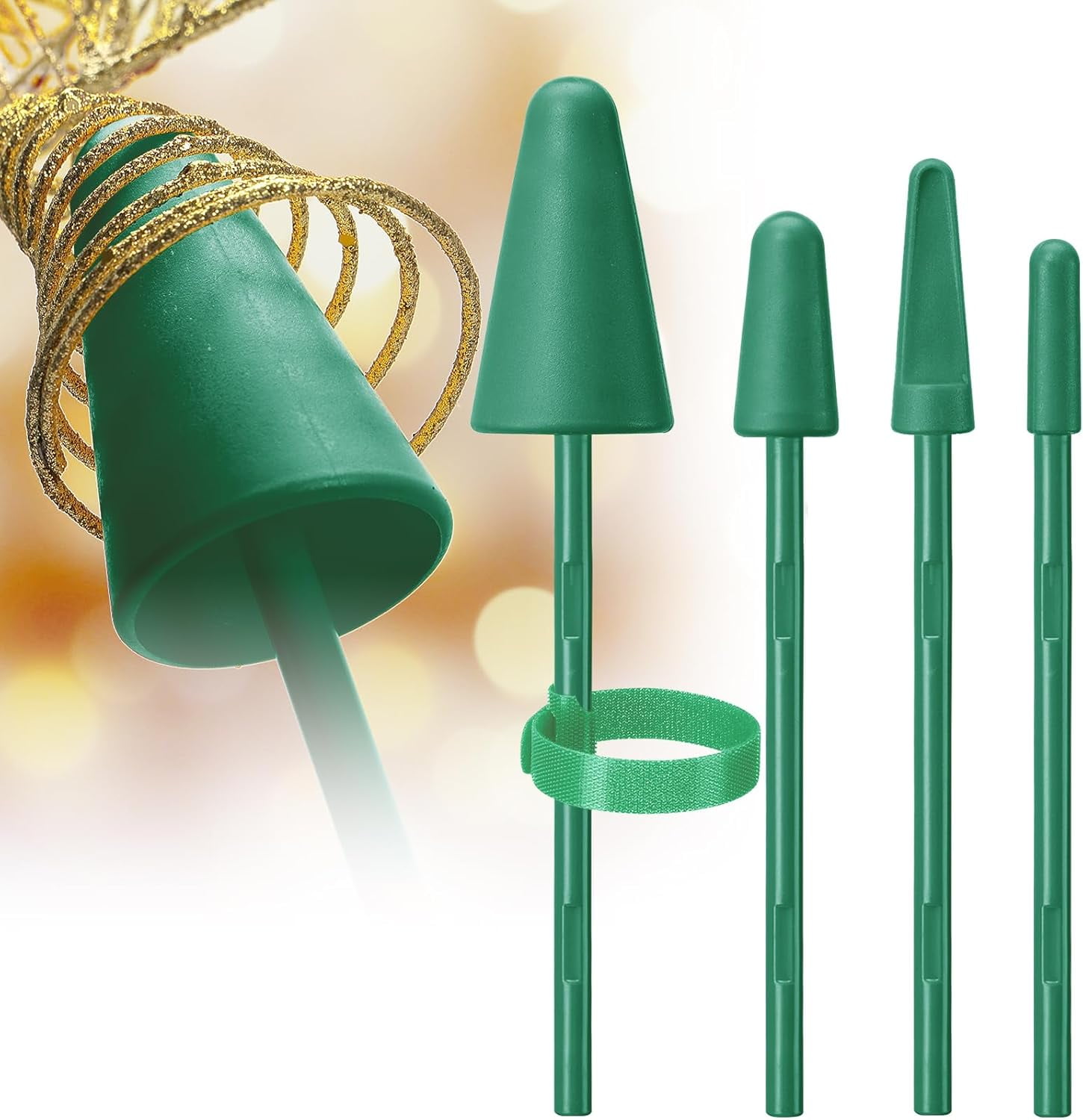 YeYeBest Green Tree Top Star holder for Christmas Tree Decoration