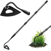 YeYeBest 55 inch Garden Hoe, Long Handle Garden Tool and Sturdy Blade for Digging, Weeding