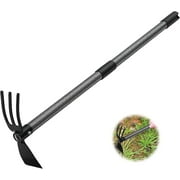 YeYeBest Hoe Garden Tool with Two-Head, 31 Adjustable Long Handle Hoe and Cultivator