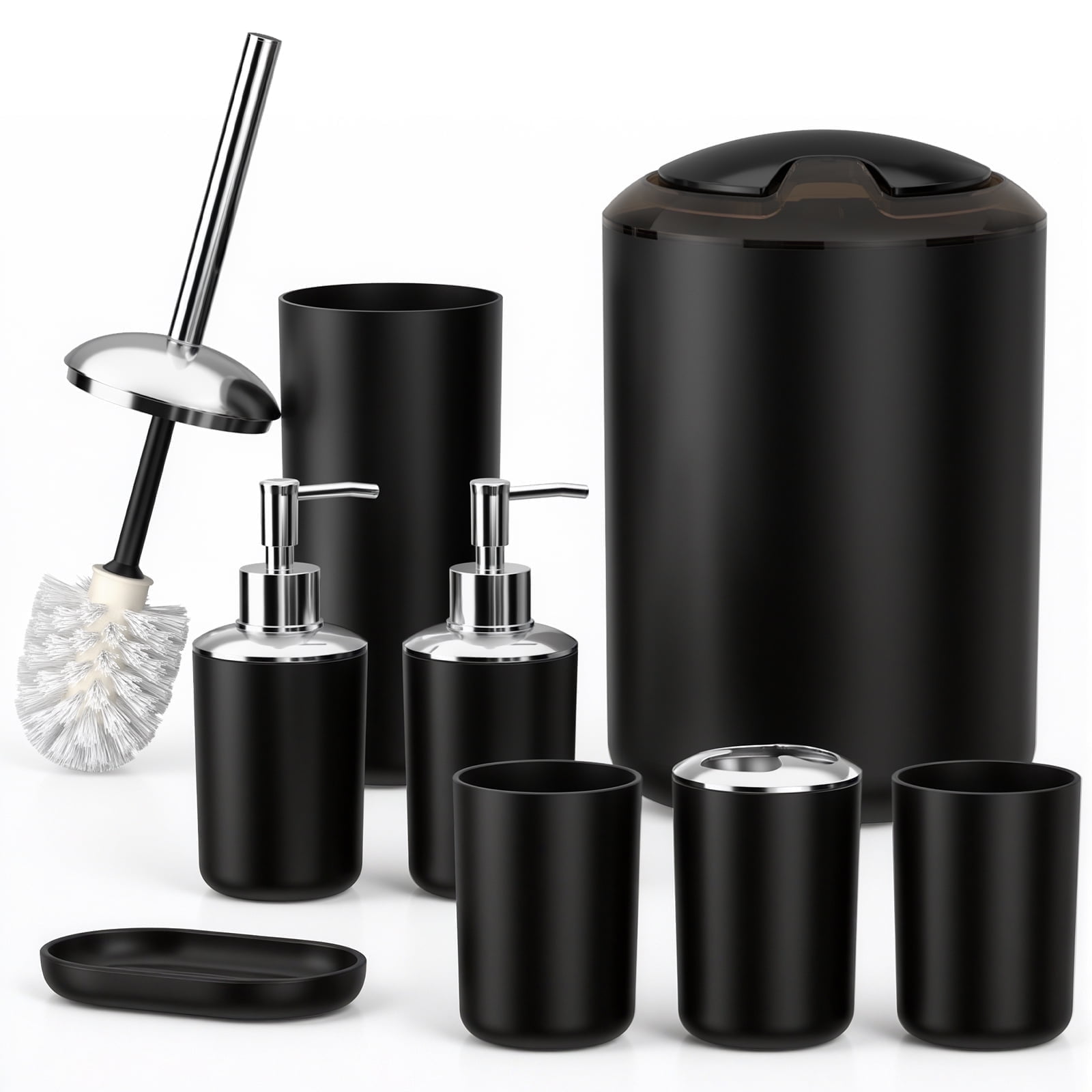 Bathroom Accessory Sets With Trash Can
