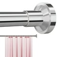 thumbnail image 1 of Shower Curtain Rod 32-89 Inch,Adjustable Spring Tension Stainless Steel Telescoping No Drill Rod for Bathroom,No Slip, No Rust,Chrome, 1 of 9