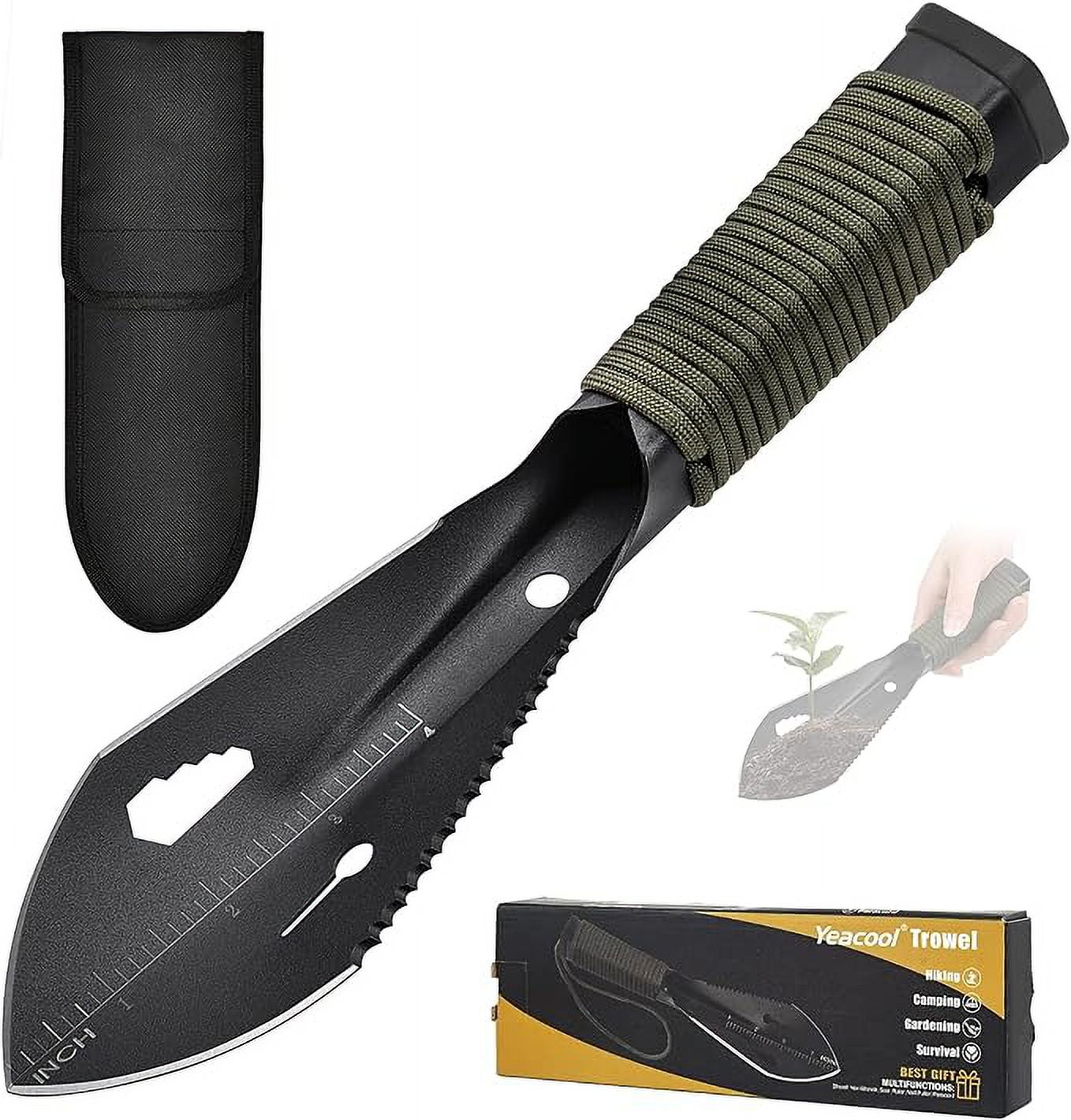 Small Metal Folding Garden Trowel Outdoor Gardening Tool Camp Hand Shovel Pouch Small Metal Folding Garden Trowel Outdoor Gardening Tool Camp Hand Shovel Pouch